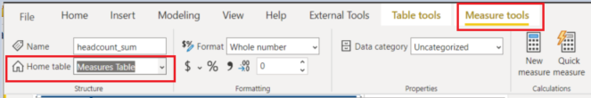 screenshot for home table