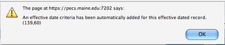 Added Effective Data Criteria Pop-up Added Effective Data Criteria Pop-up