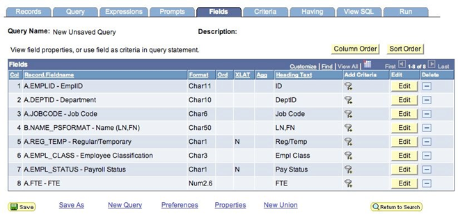 Fields Tab Page Fields Tab Page