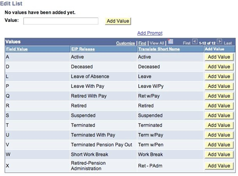 List Selection List Selection