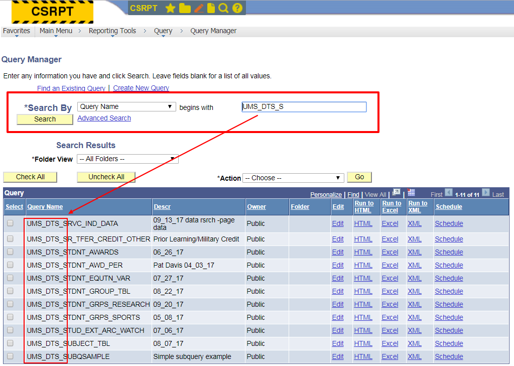 Query Search Manager Query Search Manager