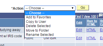 Add saved query to favorites or folder Add saved query to favorites or folder