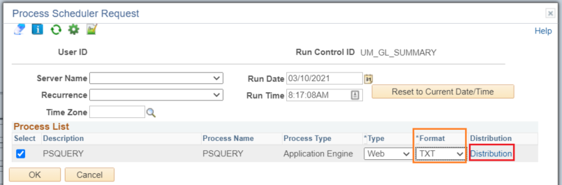 screenshot of process scheduler request screenshot of process scheduler request