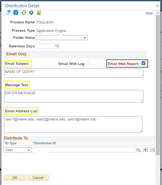 screenshot of distribution detail screenshot of distribution detail