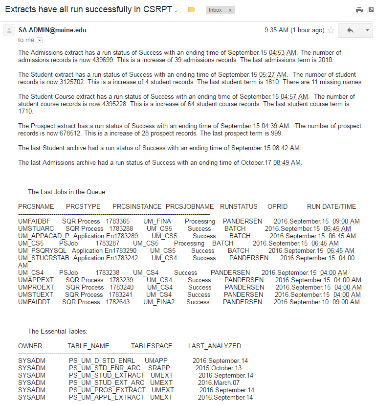 Image of daily email