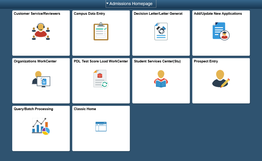 Image of homepage before Image Now was added