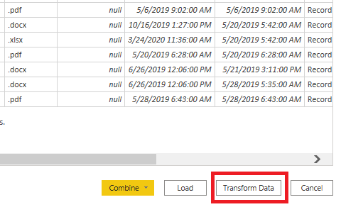 SharePoint file list