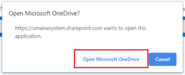 screenshot for pop up window