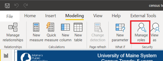 screenshot of manage roles